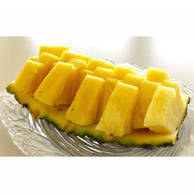 【ふるさと納税】【贈答用：限定100セット】TADAO GOLD【ゴールドバレル】（2玉） ゴールドバレル タダオゴールド ただおごーるど 希少 最高級 沖縄県 東村 パインアップル 贈答用 贈り物 パイン 入手困難 高級フルーツ 玉城忠男 トロピカル 糖度 甘い パイナップル サムネイル2