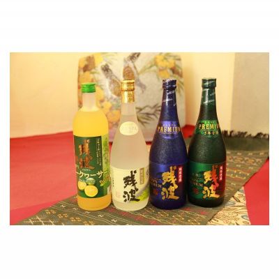 【ふるさと納税】【比嘉酒造】泡盛残波飲み比べセットE＜720ml×4本＞ サムネイル3