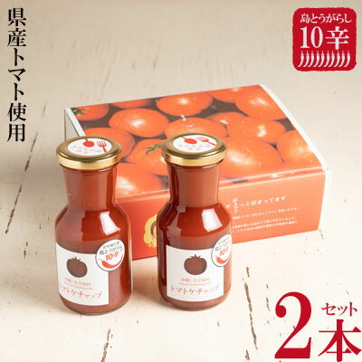 【きたなかそう】県産トマト使用　島とうがらし10辛　2本セット