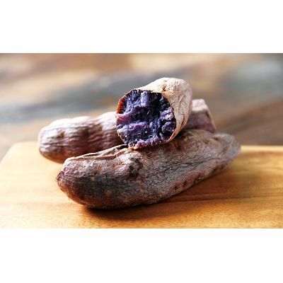 【ふるさと納税】まるで畑のチョコ！沖縄久米島生まれ「焼き紅芋」5袋セット 紅いも お芋 イモ 焼き芋 焼きいも 沖夢紫 熟成 しっとり 甘い ホクホク 高糖度 粘り気 糖分 アントシアニン 国産 スイーツ おやつ 栄養満点 ダイエット 小分け - 画像2