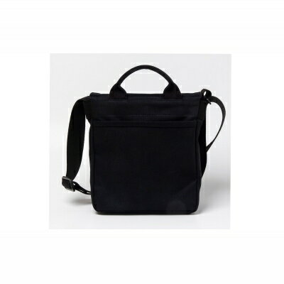 【ふるさと納税】「琉球帆布」ツートンショルダーS / ブラック＆ネイビー - 帆布 キャンバス生地 布 丈夫 バッグ 斜め掛け 肩掛け おしゃれ 男女兼用 琉球帆布 手仕事 伝統技術 沖縄県 八重瀬町【価格改定】 サムネイル3