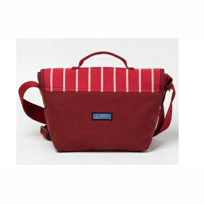 【ふるさと納税】「琉球帆布」ツートンメッセンジャーS / レッド - 帆布 赤 使いやすい バッグ 鞄 かばん 斜め掛け おしゃれ ファッション ポイント 手づくり ハンドメイド 琉球帆布 手仕事 伝統技術 沖縄県 八重瀬町【価格改定】 サムネイル3