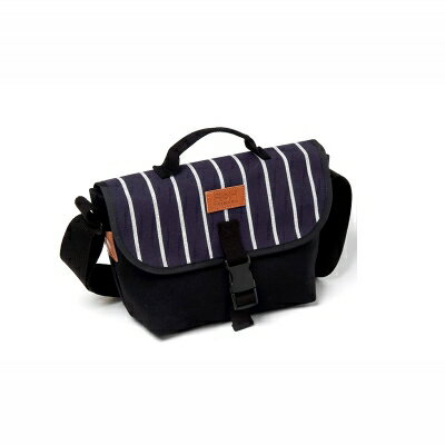 【ふるさと納税】「琉球帆布」ツートンメッセンジャーS / ネイビー - 帆布 紺 使いやすい バッグ 鞄 かばん 斜め掛け おしゃれ ファッション ポイント 手づくり ハンドメイド 琉球帆布 手仕事 伝統技術 沖縄県 八重瀬町【価格改定】 サムネイル2