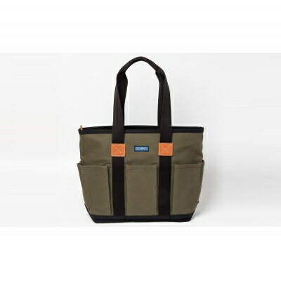 【ふるさと納税】「琉球帆布」クラフトマンバッグ（ディープグリーン） - 実用性 帆布 トート キャンバス生地 丈夫 ベーシック おしゃれ ファッション お出かけ かばん 鞄 手仕事 手づくり ハンドメイド 琉球帆布 伝統技術 沖縄県 八重瀬町【価格改定】 サムネイル2