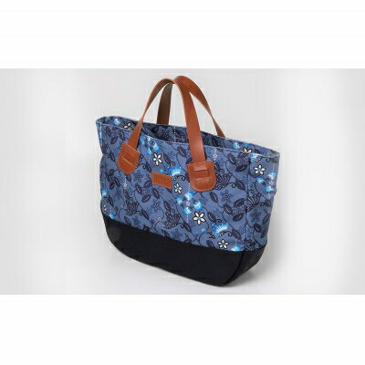 【ふるさと納税】「琉球帆布」アートラウンドツートン ふくふくシークヮーサー - ラウンドトート 8号帆布 牛革 おしゃれ ファッション メンズ レディース 贈り物 ギフト プレゼント 人気 宮城守男 バッグ 鞄 手づくり ハンドメイド 琉球帆布 沖縄県 八重瀬町【価格改定】 サムネイル2