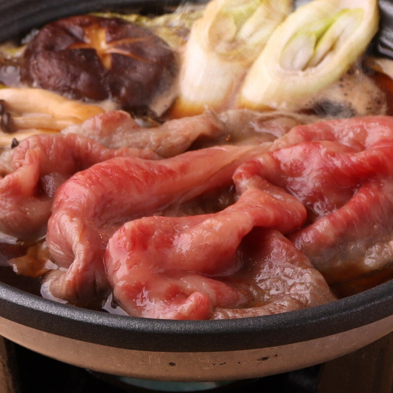 【ふるさと納税】 白老牛 ロース リブロース 500g たれ付 国産 和牛 A5/A4ランク 牛肉 さし 霜降り すき焼き用 特製すき焼きのたれ 冷凍 焼肉店 徳寿 北海道 札幌市 - 画像2