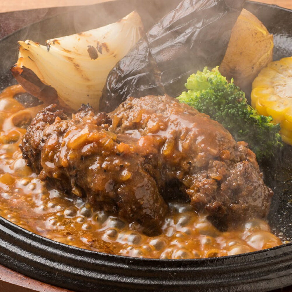 【ふるさと納税】 白老牛 ハンバーグ 生ハンバーグ 和牛100％ あらびき 160g×8個 ソース付 デミグラスソース 国産 和牛 A5/A4ランク オリジナルハンバーグソース 牛肉 惣菜 冷凍 焼肉店 徳寿 北海道 札幌市 - 画像2