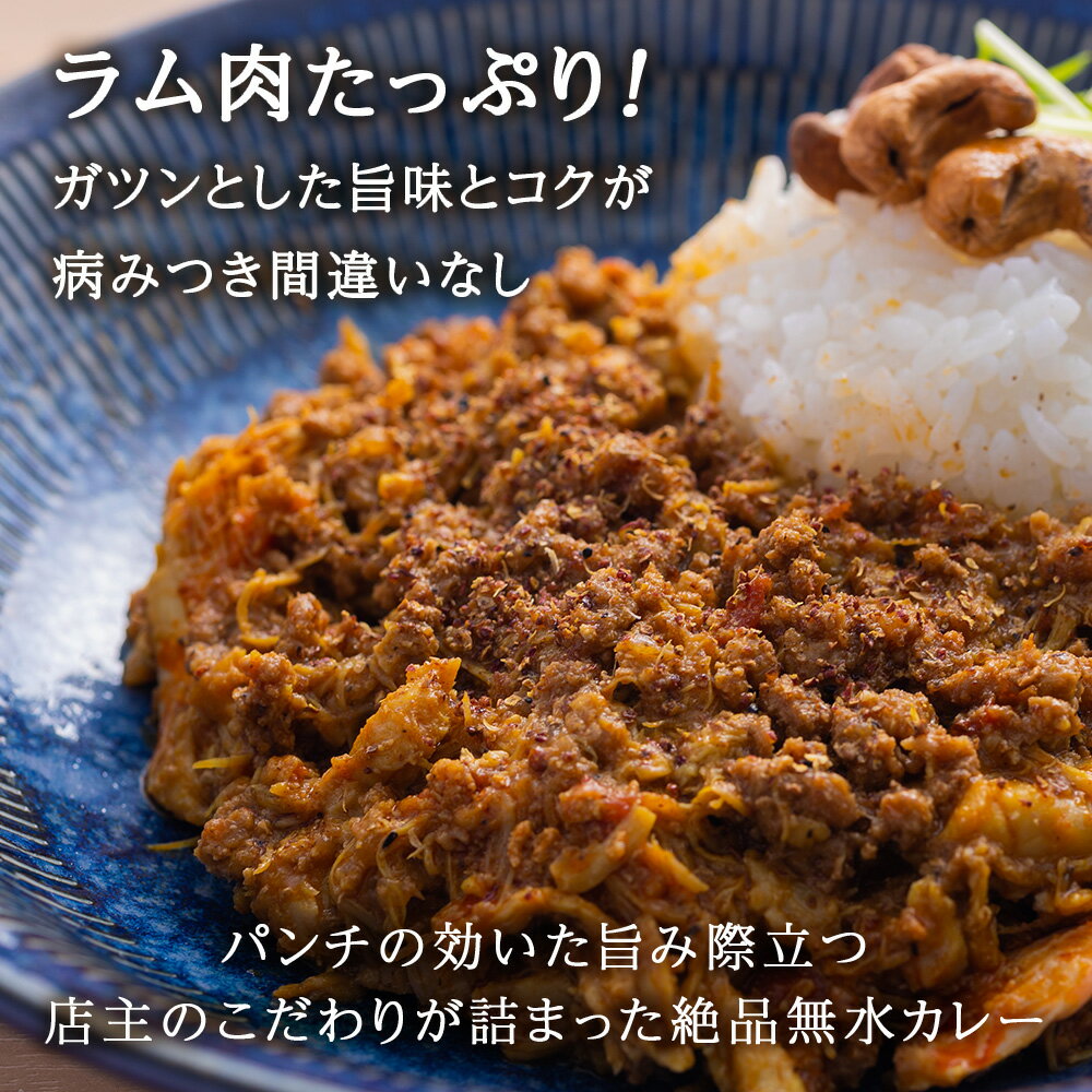 【ふるさと納税】 カレー ラムカレー 6袋 180g×6 冷凍 無水カレー ラム肉 挽き肉 ハーブ スパイス 16種類 豊富 香辛料 レトルトカレー 簡単 健康 美容 旨味 コク 甘味 酸味 薬膳 スパイスカレー 絶品 必須アミノ酸 不飽和脂肪酸 ビタミン 175DENOカレー 北海道 札幌市 - 画像3