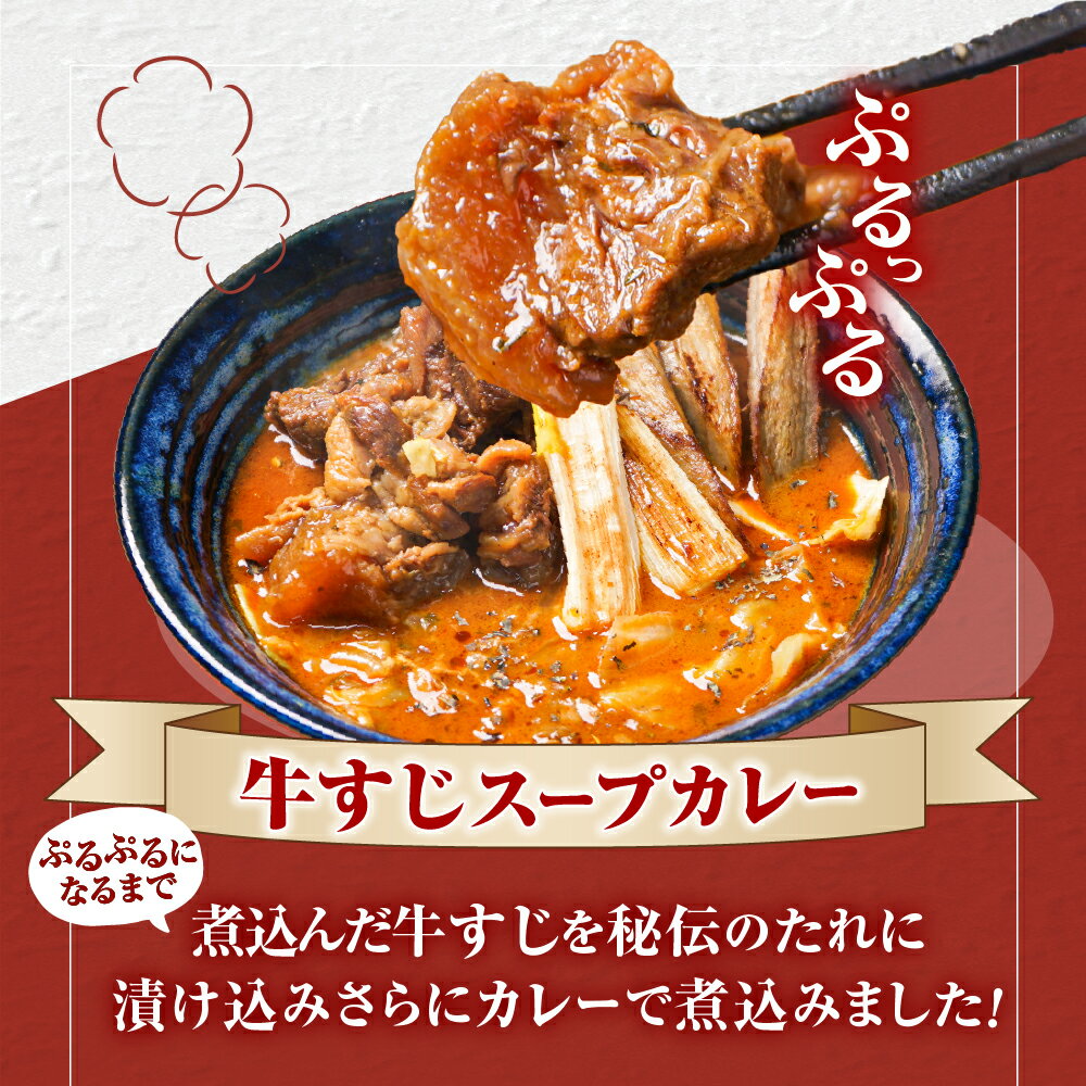 【ふるさと納税】 札幌 奥芝商店 牛すじ スープカレー 550g 2個 2～4人前 牛 すじ カレー パウチ グルメ ご当地 お取り寄せ 専門店の味 レトルト 人気 冷凍 ギフト プレゼント 贈答 贈り物 コラーゲン 北海道 札幌市 - 画像3
