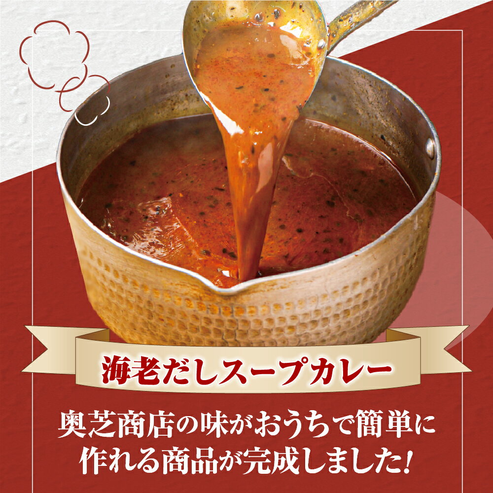 【ふるさと納税】 スープカレー えびだし 1.5人前 350g×5個 レトルト グルメ ご当地 人気 海老 お取り寄せ 簡単 北海道スープカレー 奥芝商店 北海道 札幌市 - 画像2