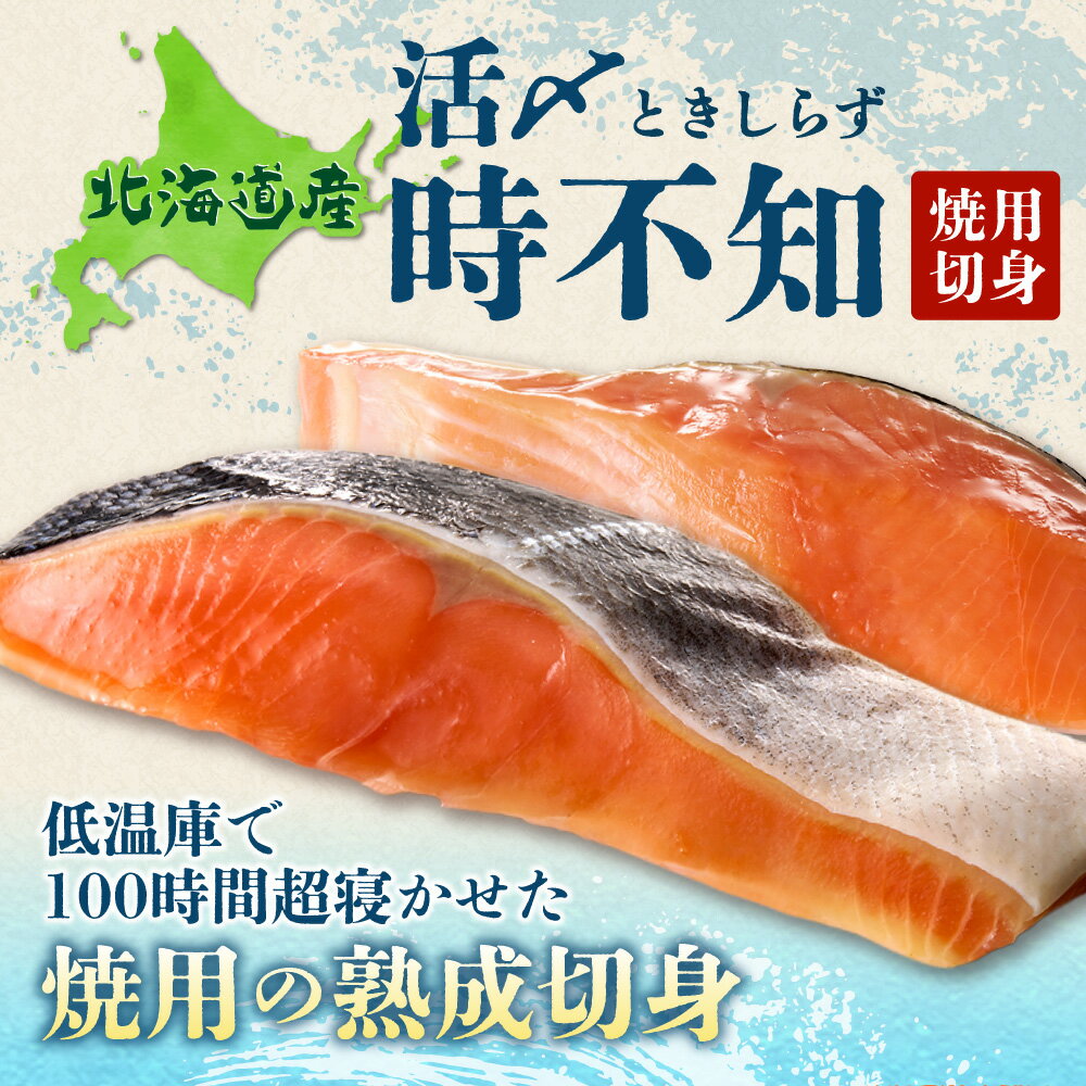 【ふるさと納税】 鮭 鮭乃丸亀 北海道産 8切～9切 活〆時不知 白鮭 切身 半身 焼用鮭 熟成 希少 高級 真空包装 冷凍 水産 焼き魚 おかず お弁当 海鮮 魚介 お取り寄せ しゃけ 魚 個包装 小分け 北海道 札幌市 - 画像2
