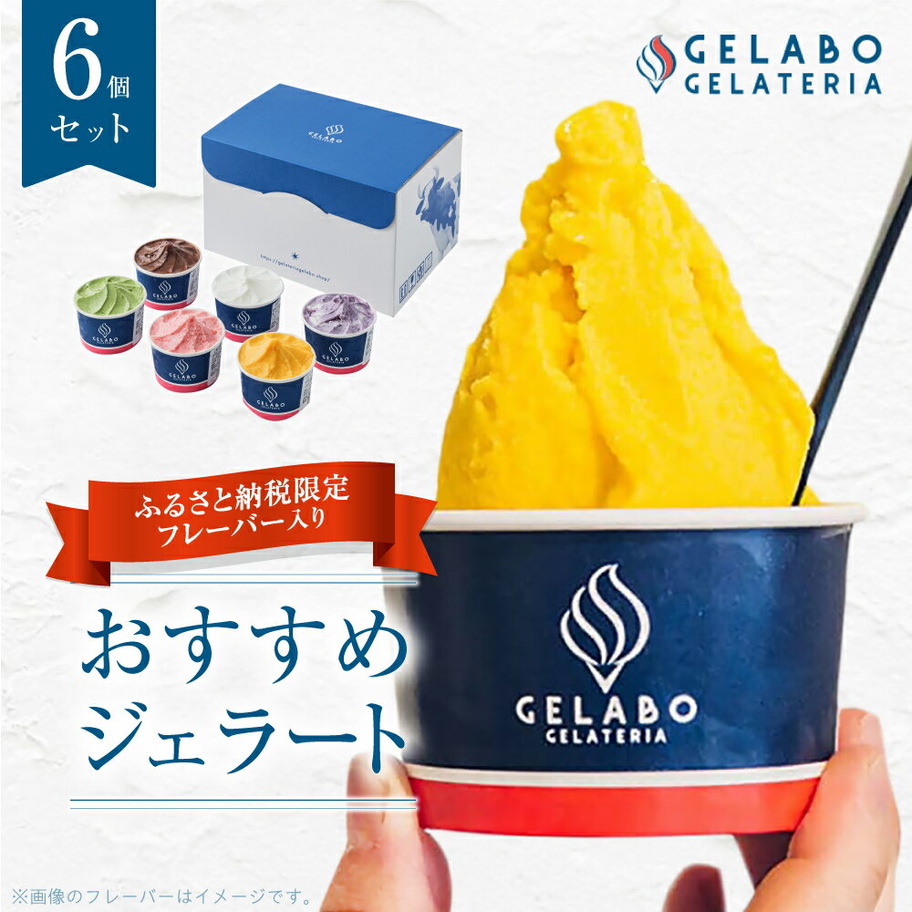 【ふるさと納税】 《札幌市ふるさと納税 限定 フレーバー入り！》 ジェラート 6個 セット 食べ比べ ショコラ ティラミス マンゴー ブルーベリーチーズ 北海道産 じゃがいも 山中牧場ミルク スイーツ デザート お取り寄せ アソート 北海道 札幌市