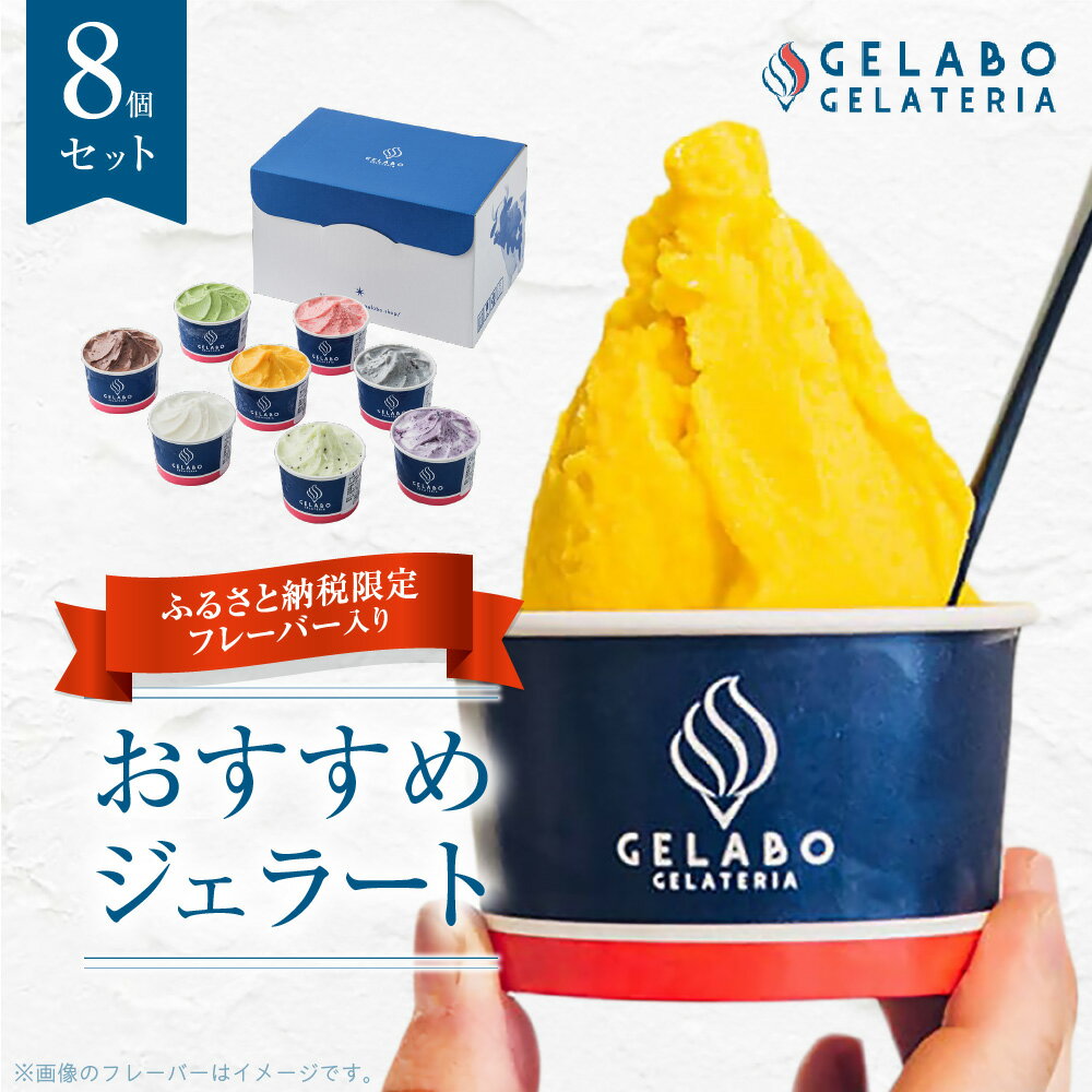 【ふるさと納税】 《札幌市ふるさと納税 限定 フレーバー入り！》 ジェラート 8個 セット 食べ比べ ショコラ ティラミス マンゴー ブルーベリー チーズ 北海道産 じゃがいも 山中牧場ミルク ヨーグルト さっぱち蜂蜜 スイーツ デザート お取り寄せ アソート 北海道 札幌市
