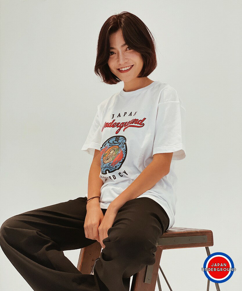 【ふるさと納税】 札幌市 マンホールTシャツ 白 Lサイズ ファッション メンズ ウィメンズ 1枚 サイズL Tシャツ ホワイト マンホールデザイン 札幌 北海道 札幌市 サムネイル3