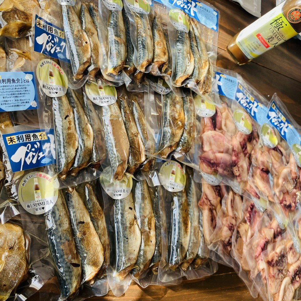 【ふるさと納税】函館の漁師さんを応援！未利用魚介 プロジェクト 詰め合わせ 2 万能調味料 極UMAMI美人 たなごの美人焼き さばの美人焼き いかの美人焼き レトルト技術 常備品 マイルド お取り寄せ お取り寄せグルメ 北海道 函館 送料無料 - 画像2