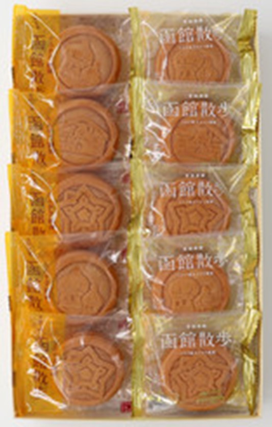 【ふるさと納税】函館散歩 20個入(小豆あん10個・ミルクあん10個) - 画像3