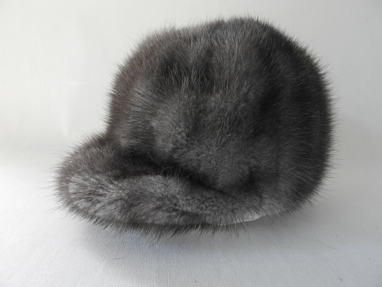 【ふるさと納税】ブルーアイリスミンクテール帽 サムネイル2