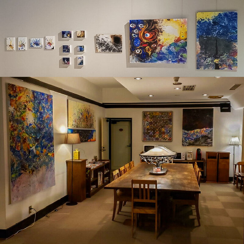 【ふるさと納税】現代アート 作品 ポストカード ささきようすけ オーダーメイド 受注生産 現代アーティスト 絵具 カラー おしゃれ 一点もの デスク小物 インテリア オフィス リビング 函館在住 北海道 函館市 送料無料 - 画像3