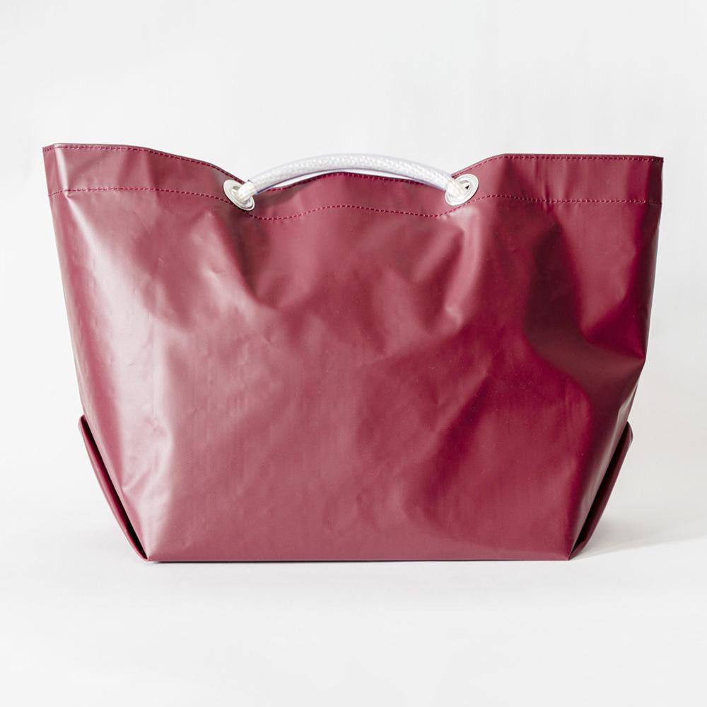 市場 TOTE でお買い物 ＜マルーン＞ トートバッグ | バッグ トートバッグ エコバッグ 買い物バッグ ショッピングバッグ テント地 テント用生地 防水 撥水 小樽市 北海道 送料無料