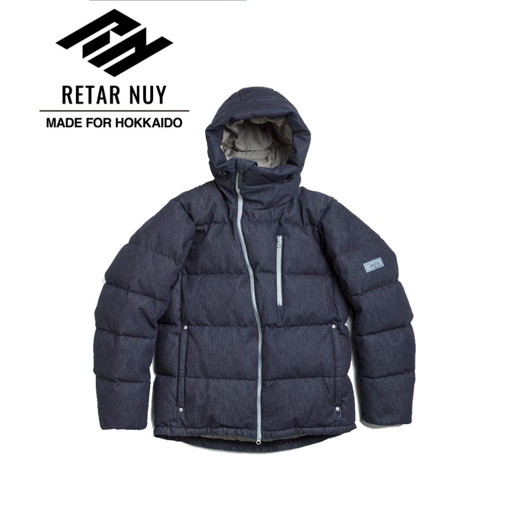 【ふるさと納税】＜UNISEX＞北海道ダウン：RETAR NUY/レタールヌイ［SOY for SHIMA DENIM］DOWN PARKA | ダウン ダウンジャケット コート 防寒具 アウター 軽量 おしゃれ ロング丈 レディース お取り寄せ ファッション 小樽市 北海道 送料無料 サムネイル3