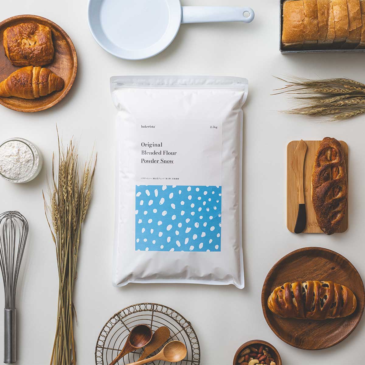 【ふるさと納税】北海道産 「春よ恋」「ゆめちから」ブレンド小麦粉 パウダースノー（パン用強力粉）選べる 2.5kg ～ 10kg 【 ふるさと納税 人気 おすすめ ランキング 小麦 小麦粉 粉 春よ恋 ゆめちから パン用 強力粉 国産 北海道産 北海道 室蘭市 送料無料 】 MROBI009 - 画像2