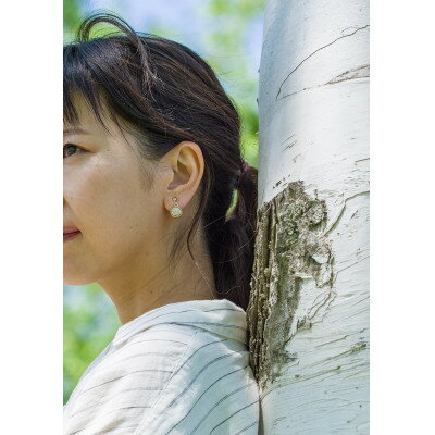 【ふるさと納税】白樺樹皮ピアス【1492414】 サムネイル3