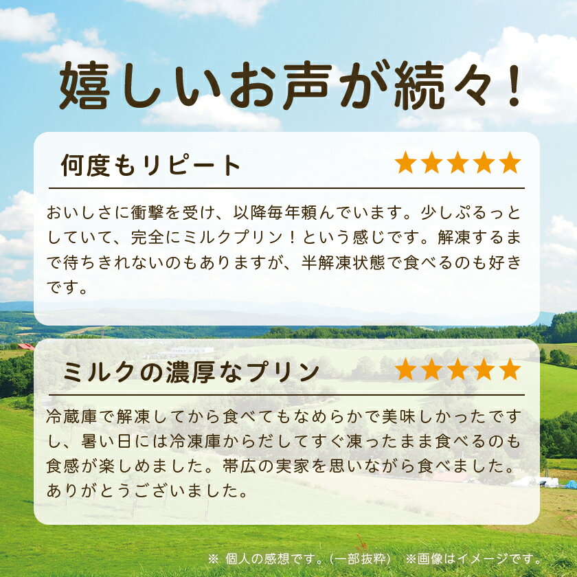 【ふるさと納税】十勝ブラウンスイス乳プリン(15個/20個)【配送不可地域：離島】【G1473538】 サムネイル2
