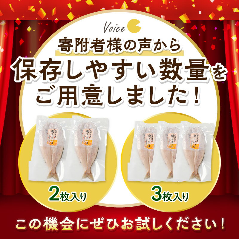 【ふるさと納税】 【北見応援返礼品】《レビュー高評価★》北海道産 なまらでかい！ 開きホッケ 2〜7枚入り（ ふるさと納税 ほっけ 北海道産 魚介類 ホッケ ） - 画像3