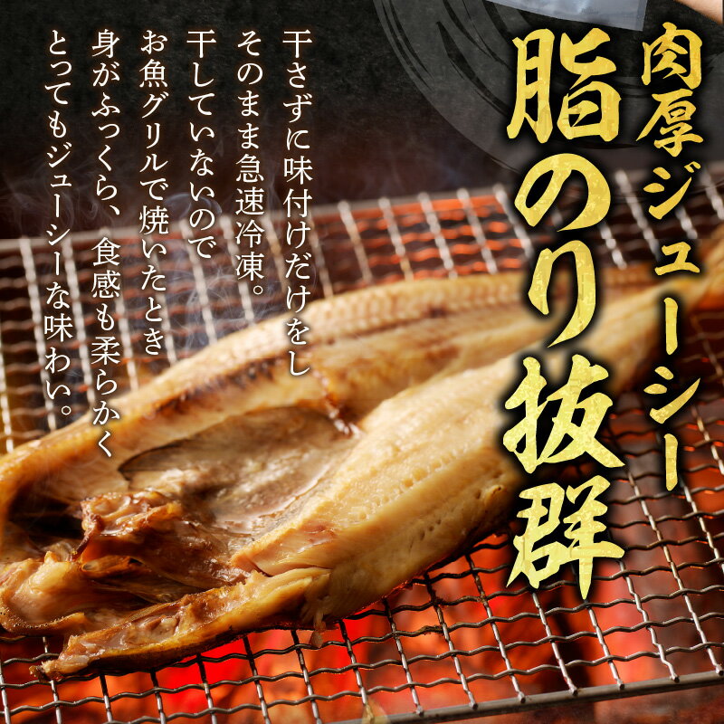 【ふるさと納税】 【北見応援返礼品】《レビュー高評価★》北海道産 なまらでかい！ 開きホッケ 5〜7枚入り（ ふるさと納税 ほっけ 北海道産 魚介類 ホッケ ） - 画像3