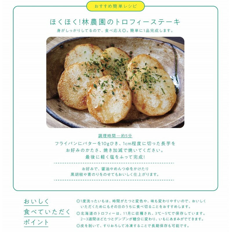 【ふるさと納税】【予約：2026年11月下旬から順次発送】北見産こだわりの長芋トロフィー 5kg箱 ( 長いも ながいも 野菜 数量限定 期間限定 5キロ ) - 画像2