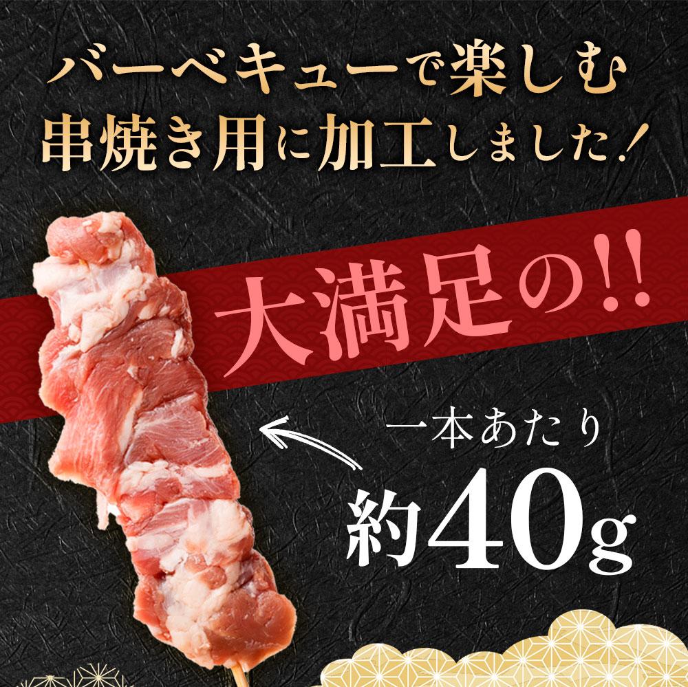 【ふるさと納税】【羊肉専門店のバーベキュー素材】ラム串　30本（約1.2kg） 北海道 ジンギスカン ヘルシー 焼肉 肉 バーベキュー ラム | 羊 羊肉 ラム肉 ラム 串 串焼き 肉 お肉 焼肉 バーベキュー BBQ ヘルシー 小分け 美唄 北海道 冷凍 サムネイル3