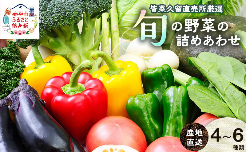 【ふるさと納税】皆菜久留直売所厳選　旬の野菜の詰めあわせ［4～6種類］※8月下旬より順次出荷 産地直送 旬 野菜 セット 詰合せ イモ じゃがいも　お届け：2026年8月下旬から9月末まで - 画像2