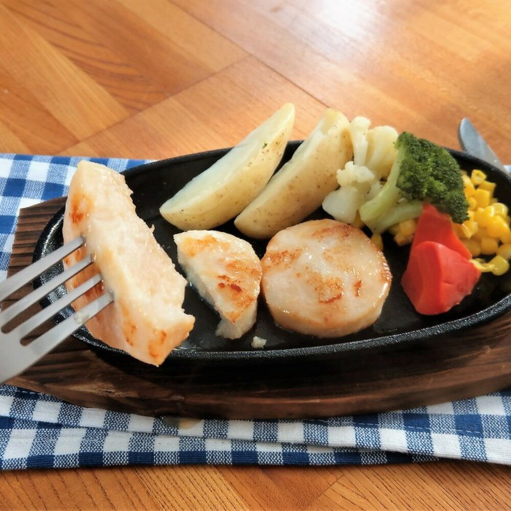 【ふるさと納税】13-80 紋別産ほたて貝柱ステーキ（成形品）(5枚入・3袋)