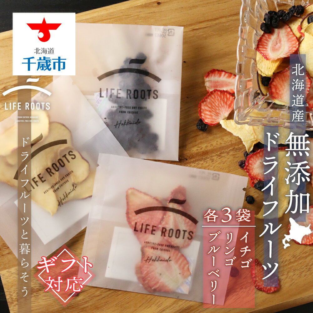 【ギフト用】《北海道産》無添加ドライフルーツ 〜イチゴ×ブルーベリー×リンゴ〜 無添加 ドライフルーツ イチゴ ブルーベリー リンゴ 砂糖不使用【北海道千歳市】ギフト ふるさと納税