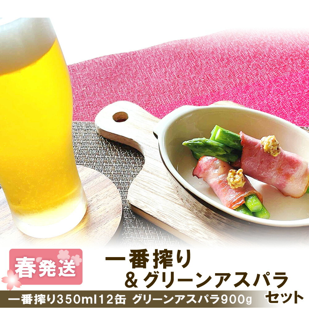 2026年春発送 キリンラガービール 350ml12缶＆グリーンアスパラ900g 北海道千歳産 野菜 ビール アスパラガス アスパラ 5月中旬〜6月中旬にかけて順次発送 北海道ふるさと納税 千歳市 ふるさと納税【北海道千歳市】ギフト 麒麟 KIRIN