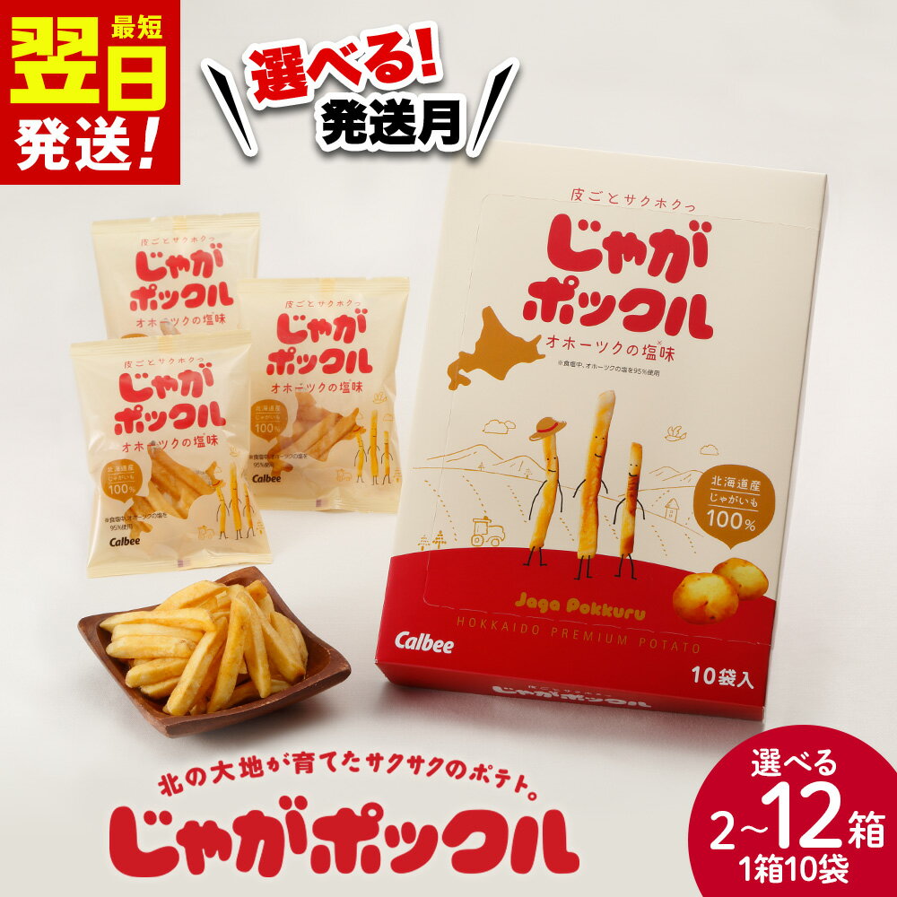 北海道限定カルビーじゃがポックル 選べる2箱〜12箱（1箱10袋入り） お菓子 スナック菓子 じゃがいも 北海道ふるさと納税 千歳市 ふるさと納税【北海道千歳市】ギフト ふるさと納税