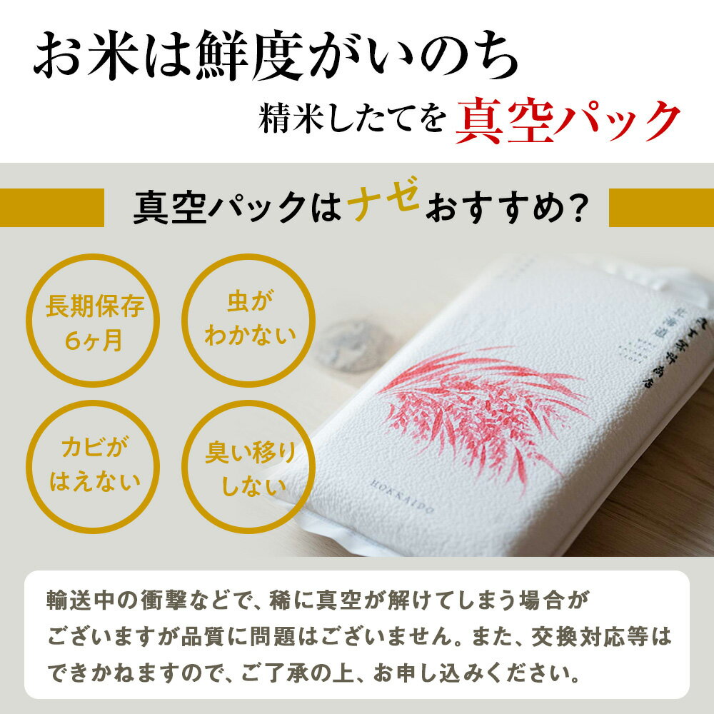 【ふるさと納税】★令和7年産：新米★北海道産ゆめぴりか 選べる5kg〜10kg 1袋5kg 10kgから真空パック対応米 お米 北海道産米 ゆめぴりか 真空パック 米 北海道米 北海道産 北海道千歳市ギフト ふるさと納税 サムネイル3