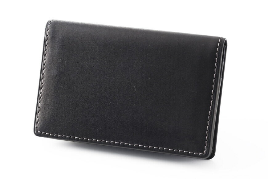 【ふるさと納税】 SOMES FE-34 名刺入れ ブラック [ソメスサドル 北海道 砂川市 12260602] フェル メンズ 本革 牛革 ソメス 革 レザー 革製品 コンパクト シンプル カード入れ カード レビューキャンペーン サムネイル3