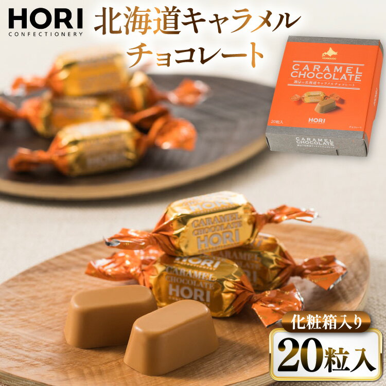 チョコレート 北海道キャラメルチョコレート 20粒入 1箱 [砂川ハイウェイオアシス観光 北海道 砂川市 12260827] チョコレート菓子 チョコ 菓子 お菓子 個包装 ばらまき スイーツ レビューキャンペーン