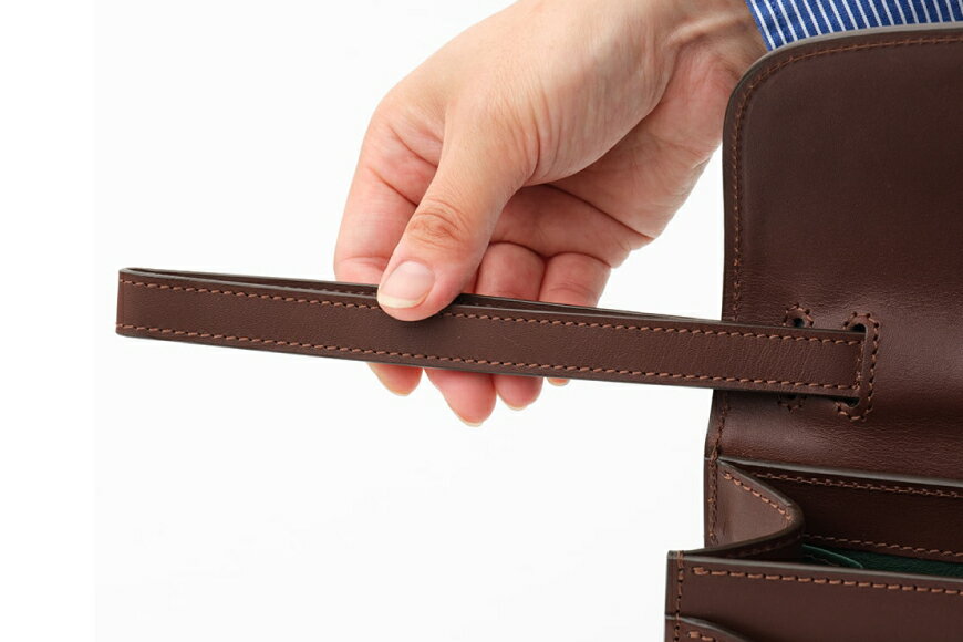 【ふるさと納税】 SOMES クラッチバッグ EX-32 選べる色 [ソメスサドル 北海道 砂川市 12260823] ソメス バッグ セカンドバッグ メンズ 本革 革 革製品 革鞄 革バッグ レザー somes saddle レビューキャンペーン サムネイル3