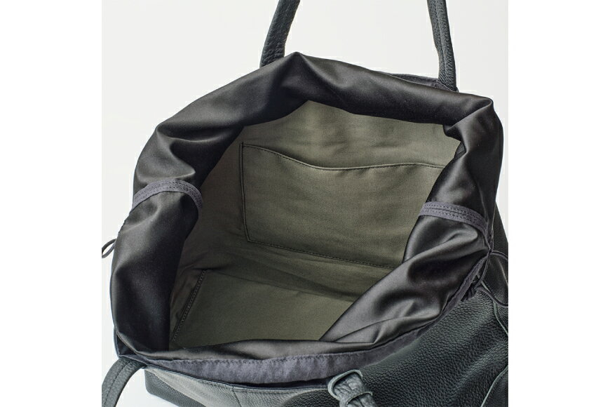 【ふるさと納税】 SOMES AT-77 トートバッグ L 選べる色 ブラック ブルーグレー [ソメスサドル 北海道 砂川市 12260926] ソメス トート メンズ レディース A4 a4 革 本革 牛革 革 革製品 革鞄 革バッグ 革カバン レザー バッグ レビューキャンペーン サムネイル3