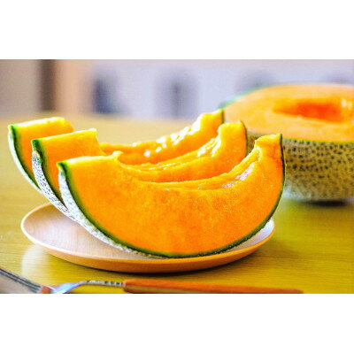 【ふるさと納税】【選べるサイズ/のし】富良野メロンTAIYO NO SHIZUKU 太陽の雫 /2玉入_ メロン フルーツ 果物 くだもの 人気 富良野メロン 北海道 赤肉 秀品 おすすめ 送料無料 贈答 ギフト 2玉 富良野 太陽の雫 【G1405408】 サムネイル2