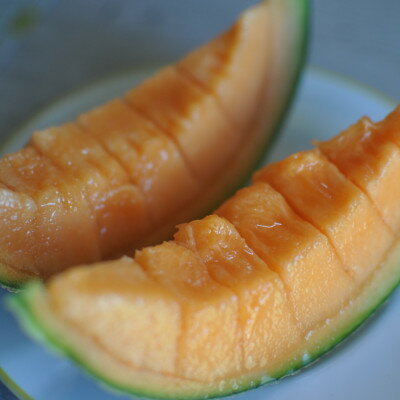 【ふるさと納税】オーガニックメロン 1玉入り箱 2.1kg以上 赤肉メロン【2026年7月上旬より順次発送】【1445851】 サムネイル3