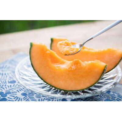 【ふるさと納税】【2026年発送】ふらのメロン「陽 ～HARU～」大玉(2.3kg以上)×2玉　(赤肉)富良野メロン_ メロン めろん 富良野メロン 赤肉 フルーツ くだもの 果物 ふるーつ 青果 北海道 富良野 産直 産地直送 甘い 高糖度 贈答 ギフト 常温 季節限定 人気 【1478650】 サムネイル3