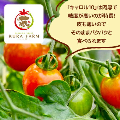 【ふるさと納税】【先行予約　2026年発送】北海道ふらの産　完熟ミニトマト〈キャロル10〉約3kg サイズ混合【配送不可地域：離島】【1505747】 - 画像2