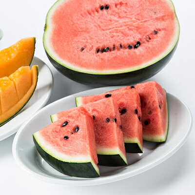 【ふるさと納税】【先行予約　2026年発送】極里メロンとスイカセット_ メロン すいか 西瓜 セット 詰合せ 果物 くだもの フルーツ 北海道 富良野 贈答 ギフト 送料無料 お取り寄せ 人気 おすすめ 極里メロン 【1269857】 サムネイル3