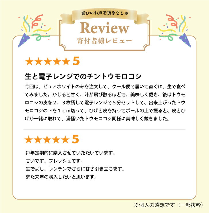【ふるさと納税】2026年先行予約　北海道富良野産生で食べられる 白いトウモロコシ　ピュアホワイト10本入り_ とうもろこし トウモロコシ とうきび 野菜 人気 美味しい 北海道 富良野 富良野市 ふるさと 【配送不可地域：離島】【1275562】 - 画像2