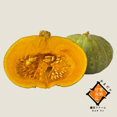 【令和8年12月より順次発送対応】「寒熟　甘南瓜」プレミアム1玉入り【配送不可地域：離島】【1176811】