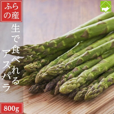2026年先行予約　生で食べられるアスパラ 800g (Mサイズ～Lサイズ混合)北海道富良野産【配送不可地域：離島】【1561874】