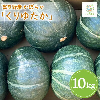 【2026年発送】北海道富良野産かぼちゃ「くりゆたか」10kg【1576609】